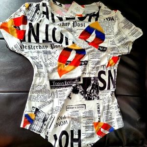 Newspaper Bodysuit